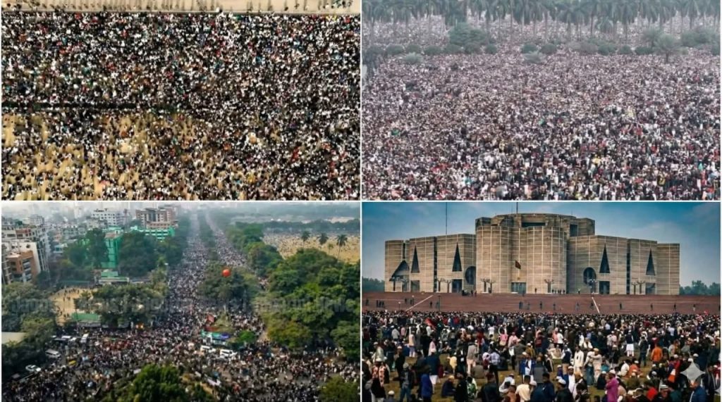 The last journey was a tearful farewell for millions of devout devotees.