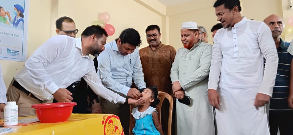 National Vitamin 'A' Plus Campaign begins at 289 centers in Singra