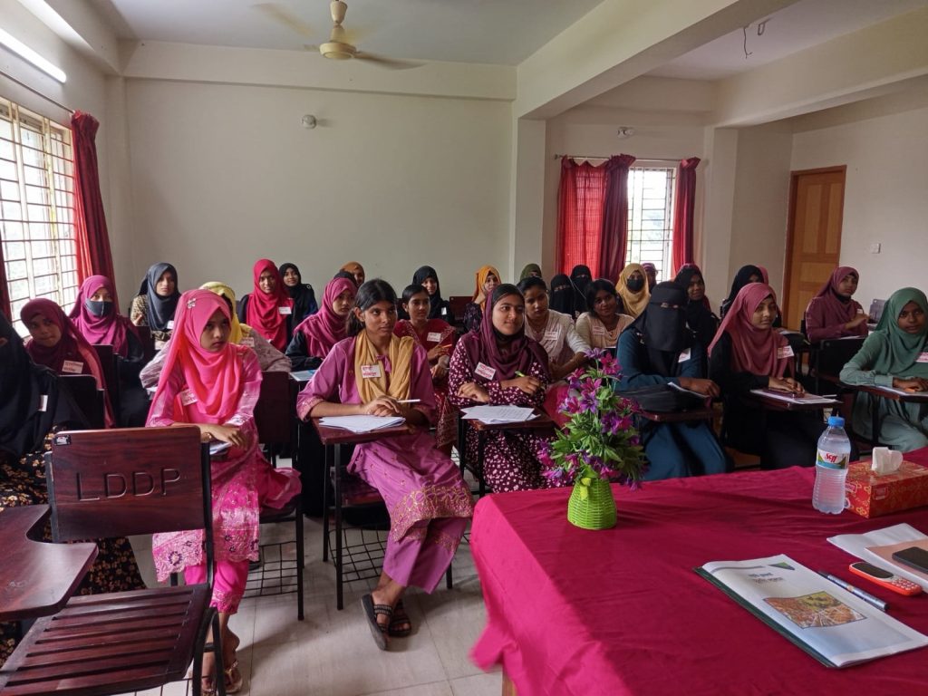 Training on poultry farming held for Swapna Sarathi girls at Kalai under the initiative of BRAC