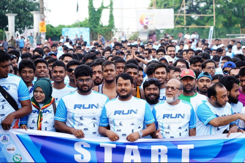 'Run for Padma' mini marathon in Rajshahi to protect Padma River